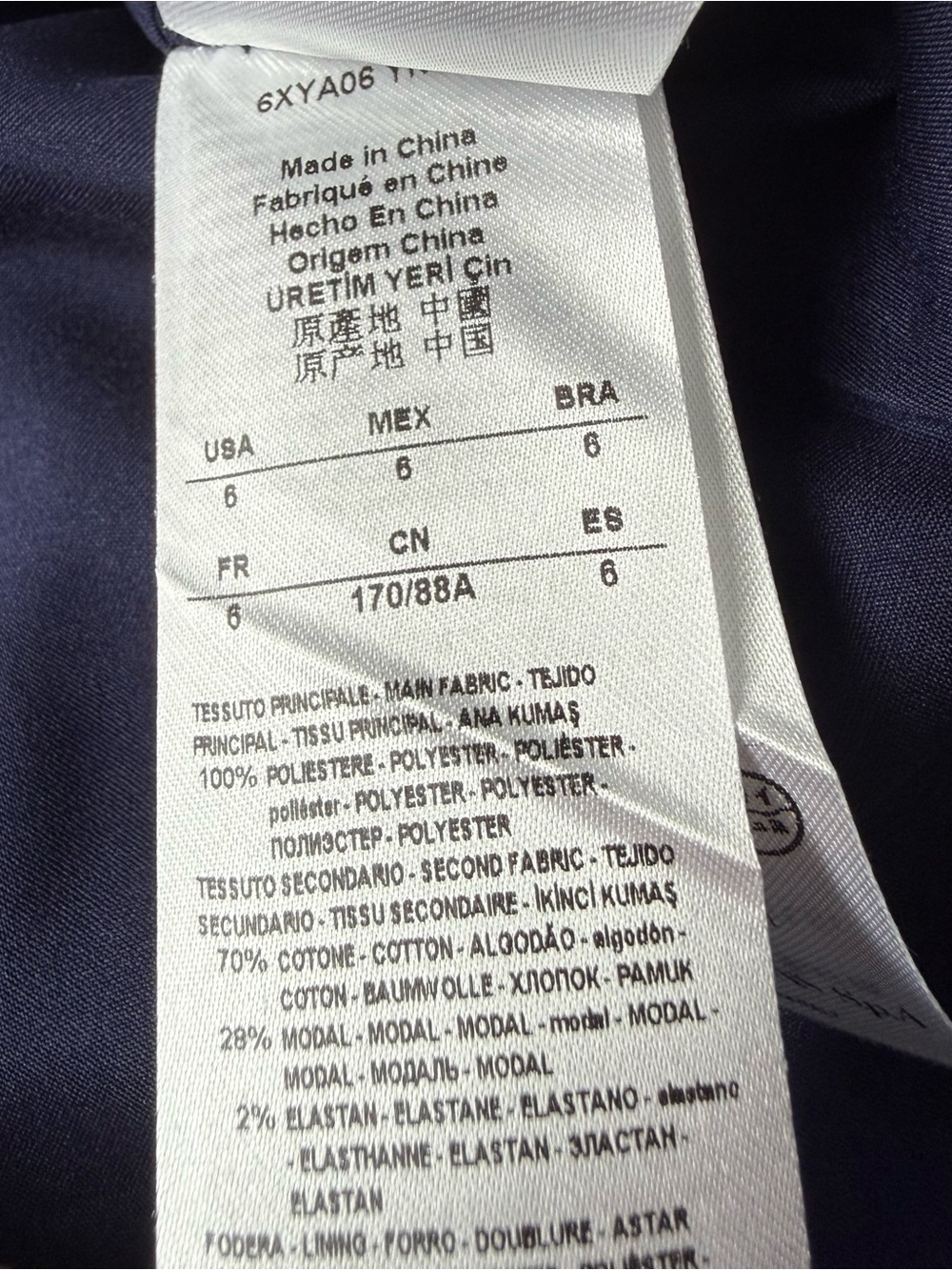 Armani Exchange A-Line Sleeveless Dress - Picture 6 of 7
